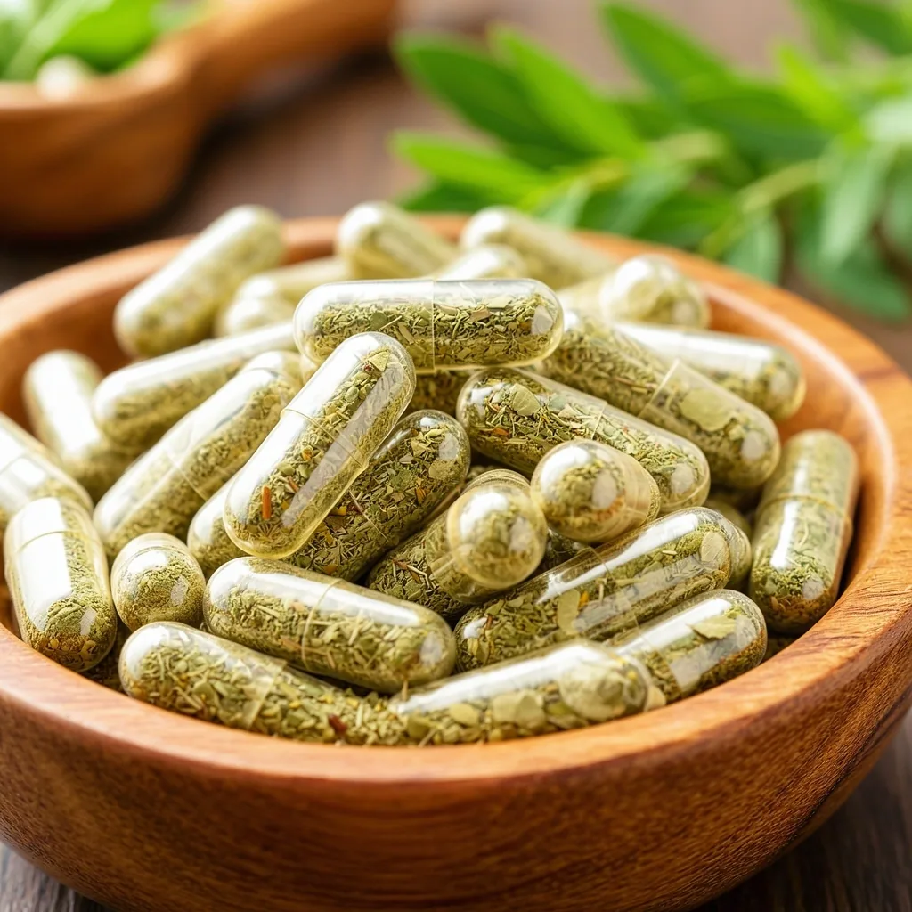 Natural capsules for strength